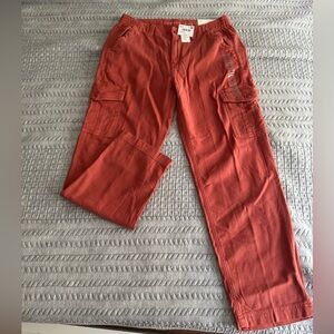 NWT American Eagle high rise straight cargo pant